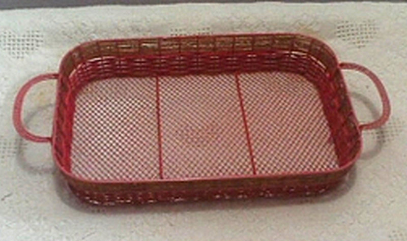 Metal Basket (Dark Pink) (image for) Metal Basket (Dark Pink)