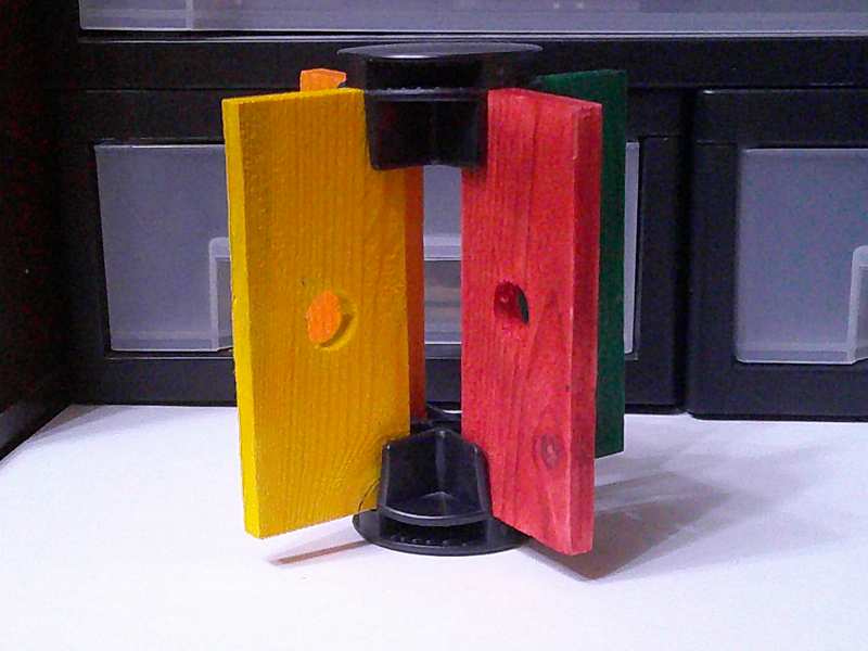 Rabbit Chew Toy (Green, Red, Yellow & Orange) (image for) Rabbit Chew Toy (Green, Red, Yellow & Orange)